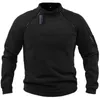 Giacche da uomo US Uomo Tattico Outdoor Giacca in pile polare Abbigliamento da caccia Cerniere calde Pullover Uomo Cappotto antivento Biancheria intima termica da escursionismo 230907