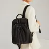 Sacs d'école sac pour femme sac à dos esthétique Design de mode fille tissu plissé cordon mignon mince sac à dos pliable cartable léger
