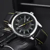 Top ristwatches nowe zegarki męskie kwarc zegarek najlepszy luksusowy projektant marki chronograph zegar skórzany pasek Mężczyzna moda