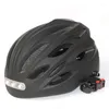 Motorcykelhjälmar Belysning VARNING Intelligent Mountain Sports Bicycle Riding Helm