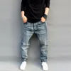 Jeans Men Men's Denim Harem Pants Loos