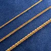 Chaînes Vintage en acier inoxydable chou-fleur chaîne scintillante collier couleur or et argent pour femmes bijoux de mode cadeau