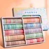 Adhesive Tapes 100Pcs Grid Washi Journal Supplies Basic Masking Tape Scrapbooking Decorative Stationery Cute Washitape 2016 230907