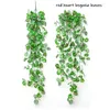 Fleurs décoratives 110 cm plantes artificielles feuilles de vigne rotin suspendu lierre faux mur Creeper mariage maison jardin décoration raisin