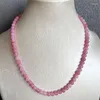 Pendants 6MM Peach Pink Jade Necklace Power Natural Stone Jewelry Health Care Gemstone Protection Healing Yoga