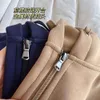 Xiaomi Borduurmodemerk 23 Herfst/Winter Nieuw Dubbelzijdig Gebreide Rits Trekkoord Hoodie voor Mannen en Vrouwen Paar Trui Vest