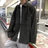Camicie casual da uomo Autunno Y2K giapponese manica lunga Cargo Vintage Outdoor camicetta 2023 oversize Baggy Camisa Social