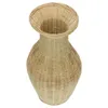 Vases Centres de table Mariage Vase en bambou Pot de fleurs créatif Panier tissé rural Bureau Conteneur naturel Bureau