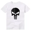 Męskie koszulki Western Cowboy Skull Cotton T-Shirt Men Ubranie Hipster Oryginalne ubrania Y2K Casual Camiseta Hombre Tshirt Camisa