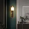 Lampa ścienna Tinny mosiężna LED Nowoczesna luksusowa dekoracja wnętrz domowa sypialnia sypialnia nocna oświetlenie korytarza salonu