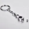 Keychains Drop Cremation Keychain Infinity Love Ash Memorial Keepsake Pendant Rostfritt stål urn smycken med trattpaket