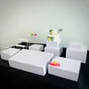 13 pièces de luxe mode Table de mariage pièce maîtresse Buffet pâtisserie présentoir Dessert fleurs colonne Riser barre de bonbons gâteau de fête boisson aux fruits nourriture chocolats support