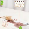 Party Favor 10Pcs Golden Heart Shape Po Holder Stands Table Number Holders Place Card Paper Menu Clips For Wedding Party Decor Or Offi Dhmjl
