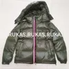 남자 블랙 다운 재킷 후드 디자이너 다운 재킷 겨울 코트 럭셔리 브랜드 따뜻한 코트 윈드 브레이커 코트