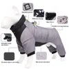 Abbigliamento per cani Gilet per animali domestici Cappotto termico Impermeabile antivento Comodo tessuto riflettente per cani per l'autunno inverno caldo giacca a 4 colori