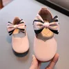 Babyschoenen Meisjes Baby Prinses Schoenen Strik Sandalen Dansen Baby Leer Single Kids Fashion Party Baby's Meisje Casual