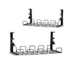 데스크 와이어 스토리지 랙 케이블 주최자 트레이 관리 테이블 조직 230907의 다른 홈 정원