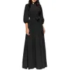 Kerkjurk voor dames Pencil Bodycon Maxi-jurk Elegante priester-geestelijkenjurken met kraag met tab-inzetstuk303g
