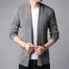Maglioni da uomo 2023 giacche autunnali di marca maglione cardigan cappotto da giovane slim fit per abbigliamento da giacca maschile