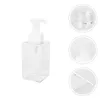 Liquid Soap Dispenser 2pcs Foaming Hand Pump Bottle Refillable Empty Shampoos Lotion Containers For Bathroom Vanity Countertop Kitchen Sink