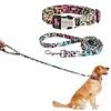 Hundhalsar Leases Dog Collar Anpassad valpkatt Leases Tag Leash Personlig typskylt ID Petkrage för medelstora stora hundar 230906