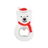 Portable Christmas Bottle Opener Stainless Steel Snowman Xmas Tree Bear Deer Santa Shaped Xmas Gift Kitchen Tool 916