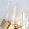 Wall Lamps Crystal Light Fixture Bedroom Beside Gold AC 90-260V Bathroom Stainless Steel Led Sconce