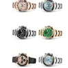 Big Face Hommes Montres De Mode Dayton Montre Hommes Montres De Luxe Automatique Mouvement Mécanique Montres Noir Vert Bleu Montre-Bracelet Montre Lumineux Montre-Bracelet