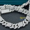 Wholesale Price 925 Sterling Silver Gold Plated Vvs Moissanite Cuban Link Chain Lfhru