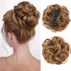 Pinces à cheveux MXME Pieces Chignon avec pince à griffes à 8 dents Chouchou ondulé bouclé