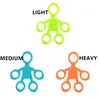 Finger Grip Silicone Ring Oviter Antistress Resistance Band Fitness Bår 3 nivåer Finger Sensory Toy for Autism ADHD