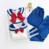 Jerseys Fashion Preppy Style Styl dla dziewcząt i chłopców jesienna wiosna dziecięca Sailor Moon Cosplay Long Sleeve TZ041 230906