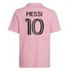 Messis 2024 2025 Miami CF Suarez Soccer Jerseys Inter Matuidi Martinez Mota Higuain Jean Fray Campana Yedlin 24 25 mężczyzn Kit Kit Player Wersja koszulka piłkarska 4xl