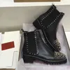 Botas Designer Mulheres Bota Moda Designer Tornozelo Martin Botas Mulheres Sapatos Square Heel Platform Knight Motorcycle Cow Leather Boots SZ 35-40 X0907