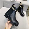 Womens Boots Designer Genuine Leather Ankle Boots Diamond Platform Chunky G Heel Women Martin Boot Deserts Star Shoes Cowboy Winter Outdoor Buckle Shoe