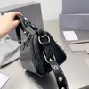 Clássico locomotiva travesseiro saco crossbody sacos de ombro couro genuíno alça removível fecho zíper moda letras em forma de coração espelho mulheres bolsas bolsa