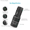 Telescopes Hd Portable Scope 16X52 Dual Focus Monocular Telescope Hunting Spotting Handheld Binoculars 66M/8000M for Tourism Fishing Q230907