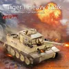 Bloklar 995pcs Tiger ağır tank yapı blokları askeri set silahları yaratıcı model çocuk oyuncakları çocuklar için erkek hediyeleri R230907