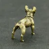 Solid Brass French Bulldog Dog Mini Statue House Decoration Animal EDC Figurines Factory Direct s DZ931918