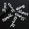 Curtain 12 Pcs Blinds Accessories Accessory Clip Plastic Clamps Valance Installation Tool Clips Transparent Replacement