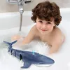 ElectricRC animaux télécommande requin jouets contrôle baleine RC bateau eau pour enfants âge 812 extérieur enfant 230906