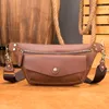 Heuptassen Heren Tas Crossbody Sling Borst Pakken Echt Leer Reizen Man Casual Hand Fanny Mannelijke Grote Heup Bum 230906