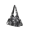 Sacs de soirée SNAILLADY Mode Lady Pu Cuir Tiedye Top Poignée Épaule Sac À Main Gratuit Sac À Bandoulière Grand Volume Femme Shopper 230906