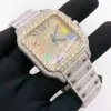 Relógio de pulso personalizado rapper hip hop jóias masculino vvs diamantes relógio gelado vvs1 relógio para homem e woMM9AN2HX53F2