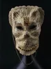 Masques de fête Masque Full Face Crâne Forme Dentelle Décoration Horreur Drôle Hommes et Femmes Même Style Adapté Réunion Annuelle Chantant Halloween Props 230906