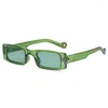 Okulary przeciwsłoneczne małe ramy hip-hopowe damskie dla mężczyzn luksusowe designerskie okulary kształty okularów