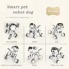 ElectricRC Animaux Électronique animal de compagnie RC robot intelligent chien geste induction commande vocale musique danse électrique garçon éducation précoce jouet cadeau 230906