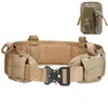 Поясные сумки, высококачественный многофункциональный и быстроразборный тактический пояс для мужских тренировок на открытом воздухе, нейлоновый комплект 230906
