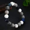 Strand unissex presentes chakra pulseiras pedra natural planetas universo galáxia sistema solar azul-veia pulseira para mulheres jóias masculinas