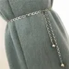 Europe and the United States jewelry fashion single-layer metal chain waist body chain retro casual waist chain female